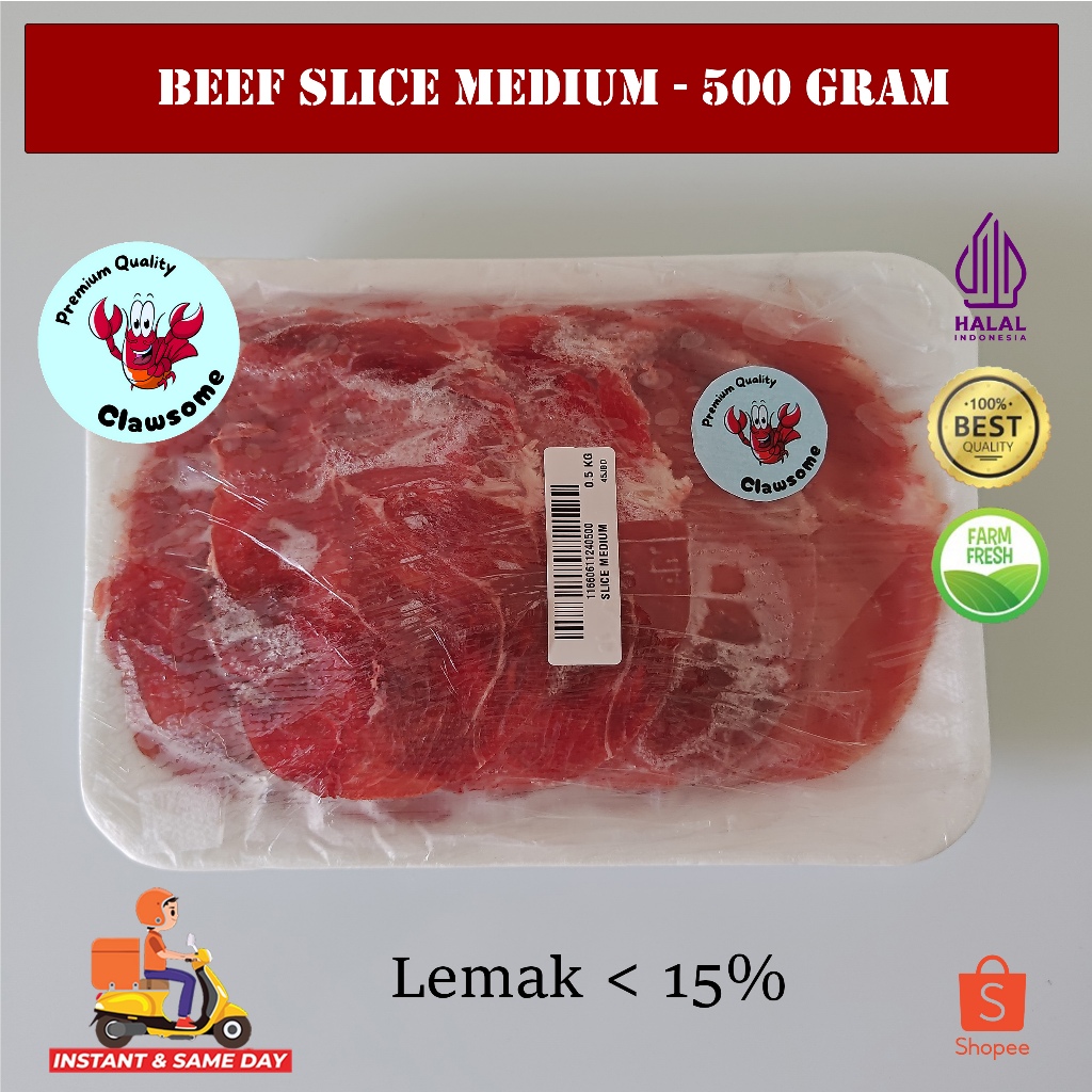 

BEEF SLICE MEDIUM - 500 GR