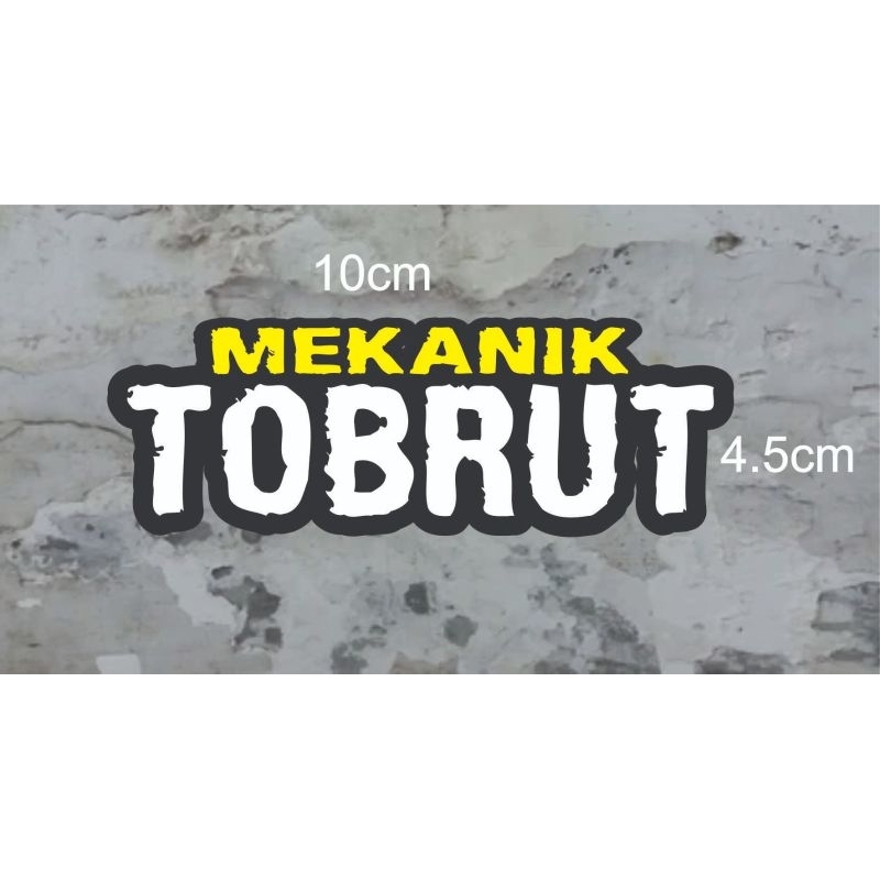 

Stiker kata-kata lucu / mekanik tobrut / catting pola