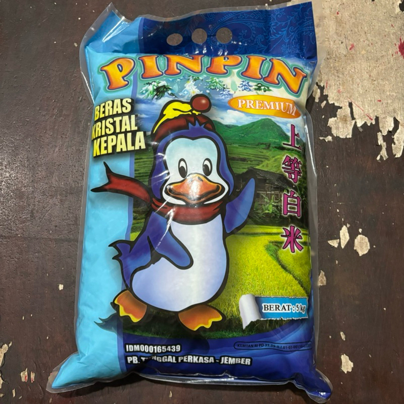 

Beras Pin Pin ASLI Kemasan 5Kg