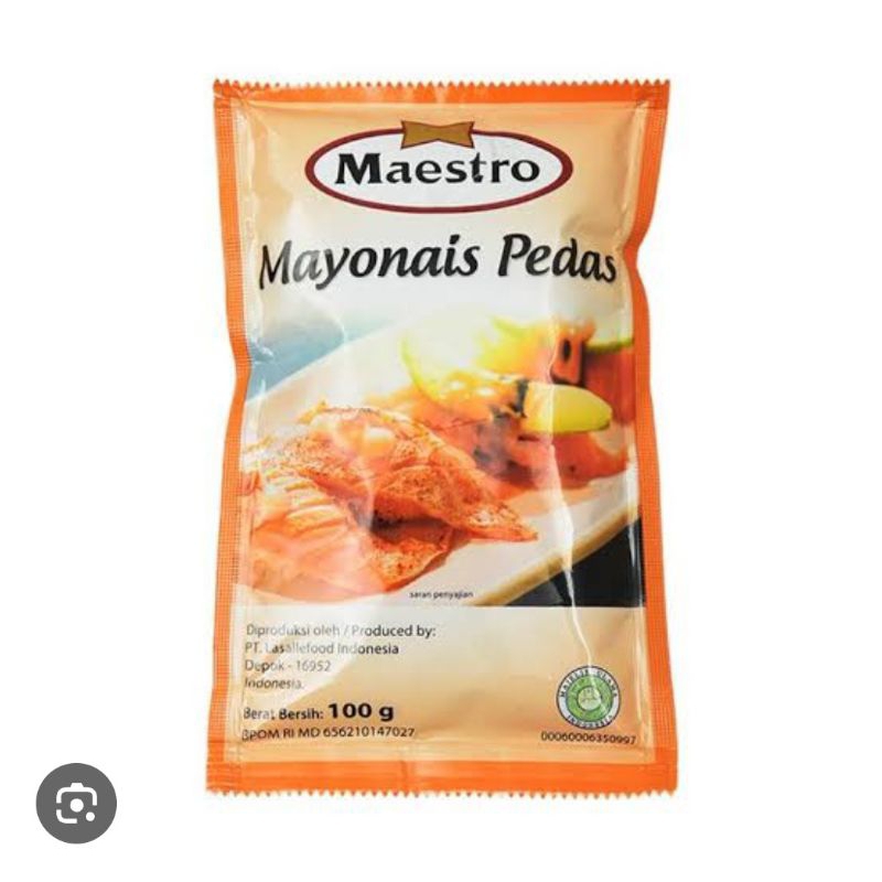 

maestro mayonaise pedas 100 gram