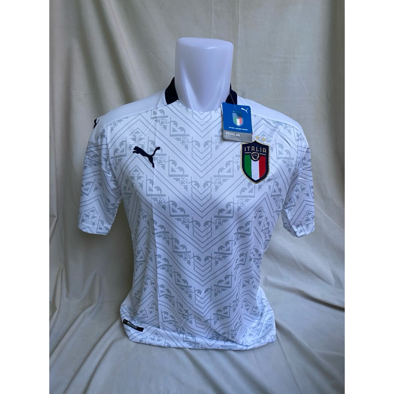 Jersey Baru Away Putih White Italy Italia Pemenang Euro 2020 Kualitas Grade ORI GO