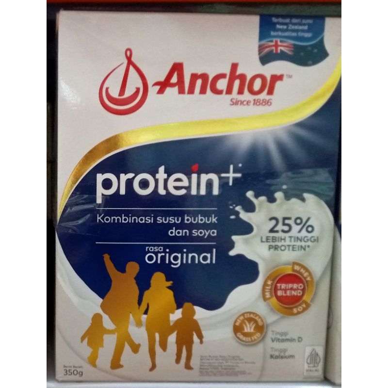 

SUSU ANCHOR PROTEIN+ SUSU KELUARGA Kemasan 350gr