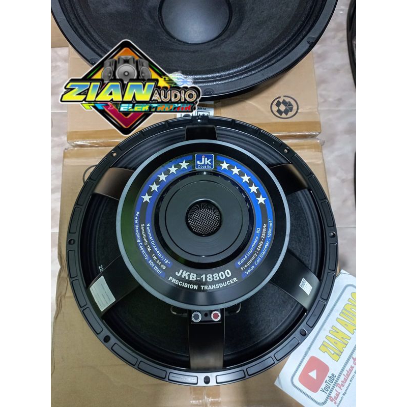 Speaker JK-Coustic JKB-18800 vc 4inchi kwalitas bagus