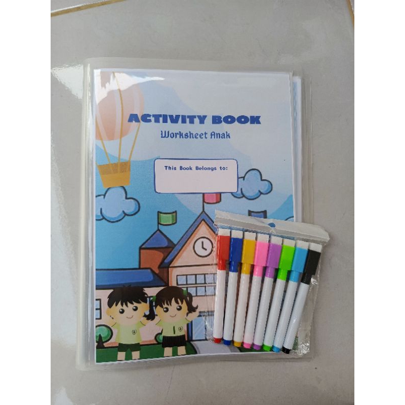Worksheet Anak 40 lembar (80 Halaman)