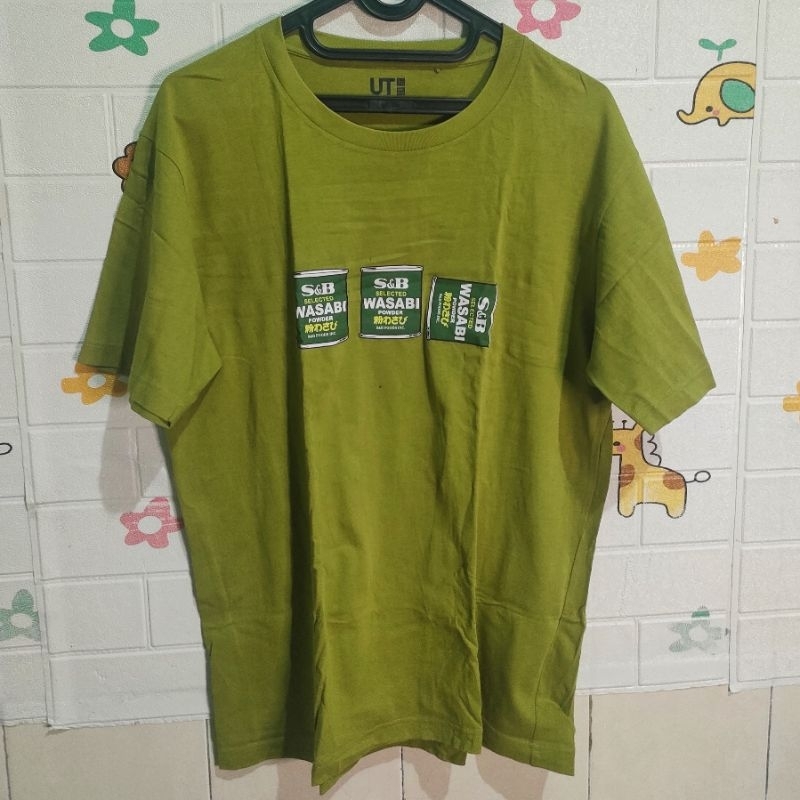 Kaos UNIQLO x The Brands Masterpiece UT Wasabi Second Original