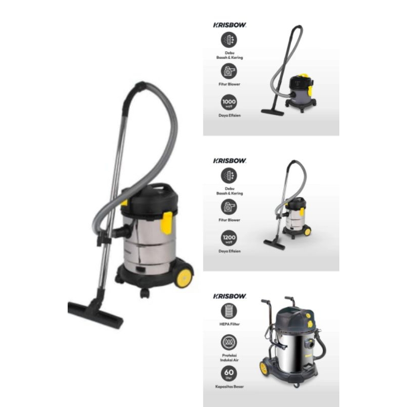 Vacuum Cleaner Wet & Dry/penyedot debu basah & kering