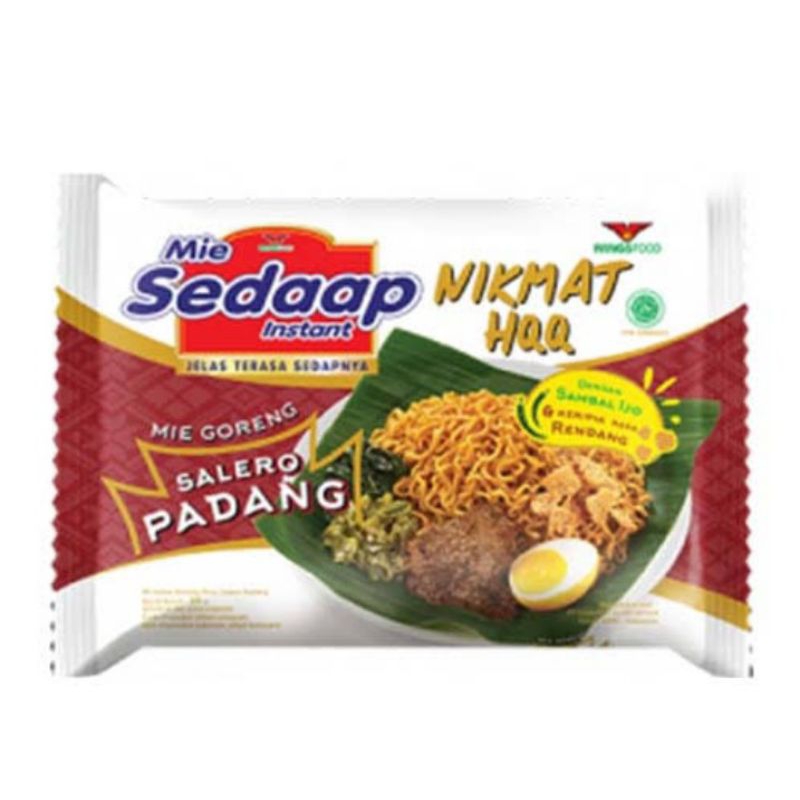 

MIE INSTANT MIE SEDAAP SALERO PADANG (1 PCS)