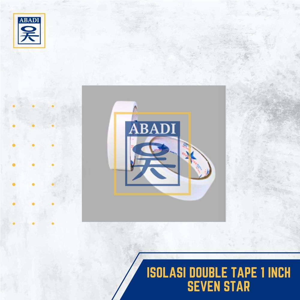 

ISOLASI DOUBLE TAPE 1 - 2 INCH SEVEN STAR