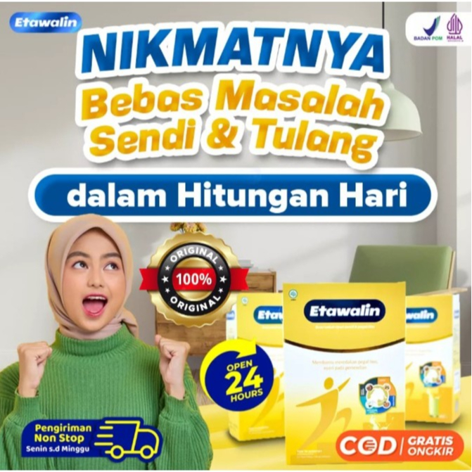 

PROMO MENARIK!!! ETAWALIN Original Susu Kambing Etawa Atasi Nyeri Sendi Dan Tulang Official 1 Box 200 Gr