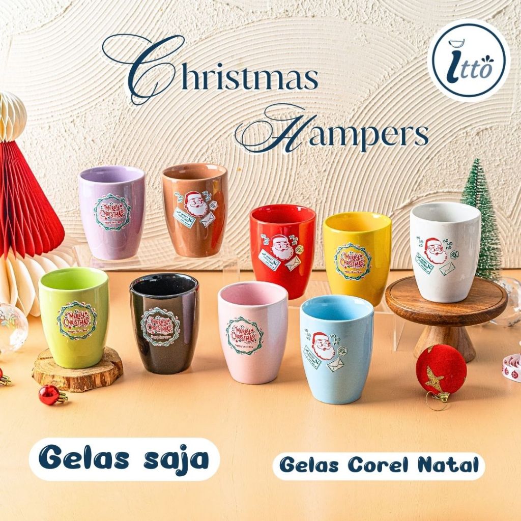 

Gelas Mug Corel Christmas Series Stoneware Keramik 11oz 300ml