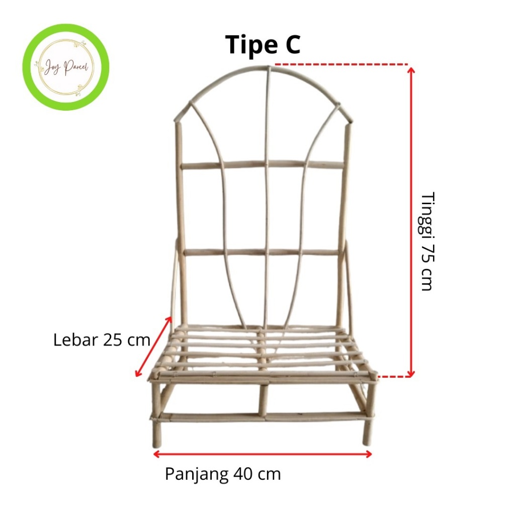 

Keranjang Parcel Rotan Parcel Makanan Kotak 40x25x75cm TERMURAH