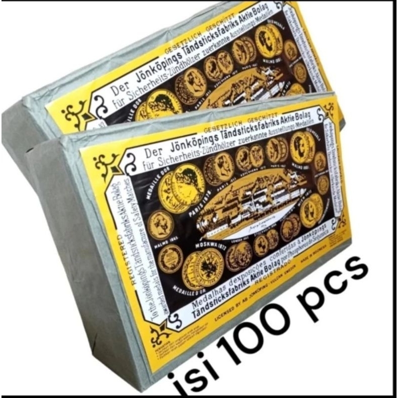 KOREK API KAYU MEREK DOLAR KEMASAN 1 BALL