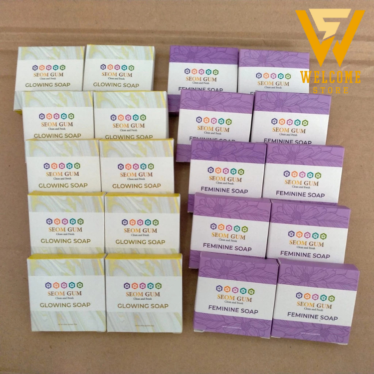 SABUN SEOM GUM ORIGINAL 100% BPOM / SEOM GUM GLOWING SOAP / SEOM GUM FEMININE SOAP / 20GR