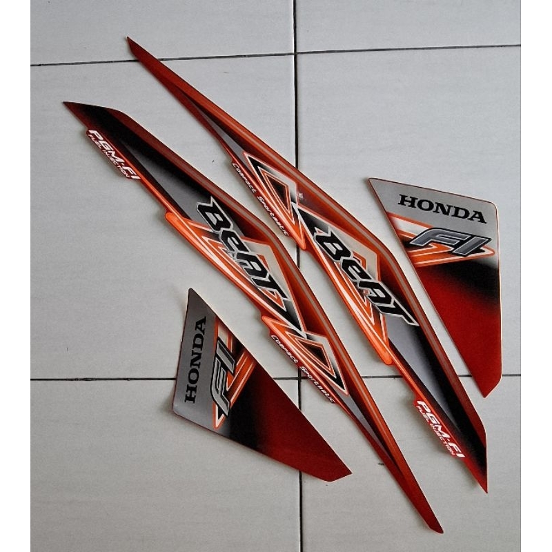 Sticker / Striping / Lis body motor Honda Beat 2013 ORIGINAL / ASLI