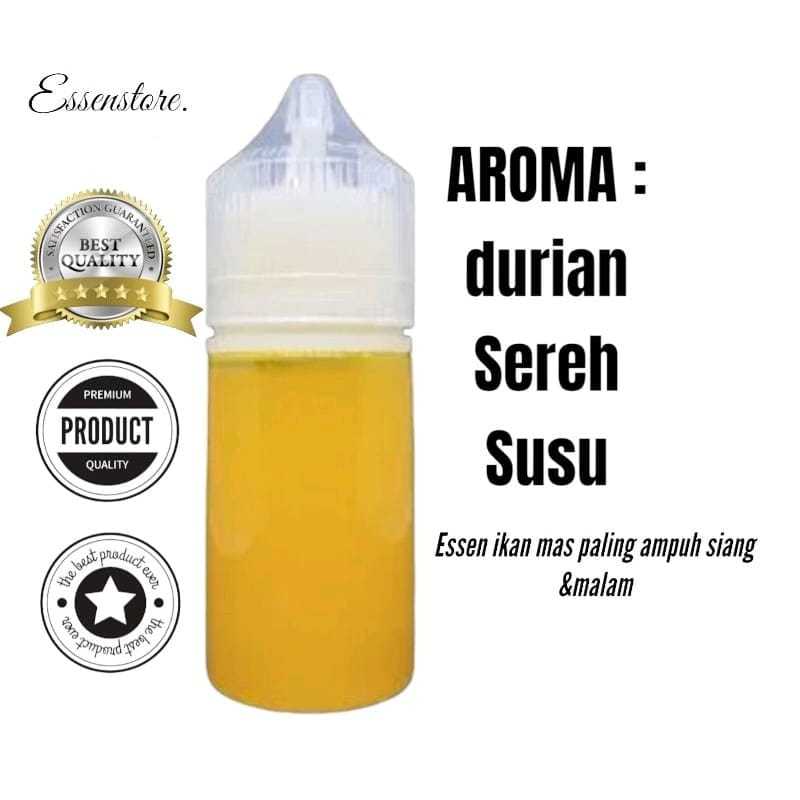 essen oplosan durian sereh susu essen ikan mas induk/rame essen juara