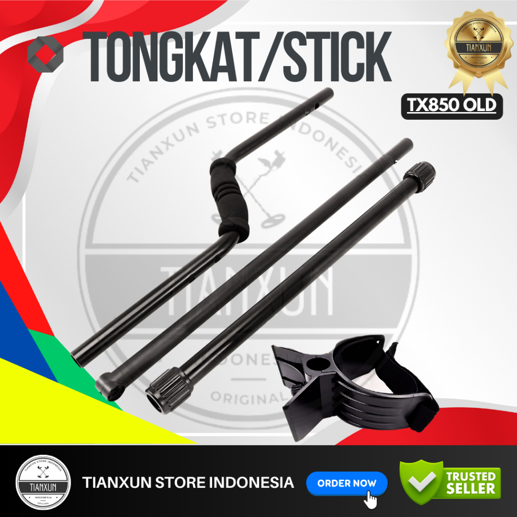 ORIGINAL TONGKAT/ STICK METAL DETECTOR TX850 OLD AKSESORIES METAL DETECTOR TANPA MESIN TX850 OLD