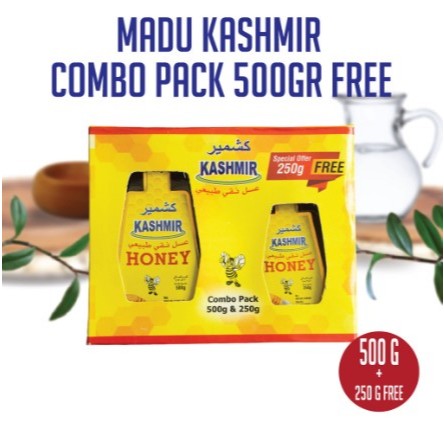 

Madu Kashmir Natural Combo 500gr Free 250gr kasmir