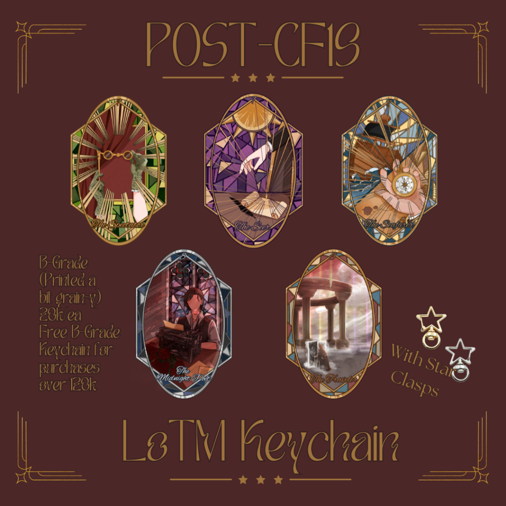 POST CF19 | Lord of the Mysteries Keychain by Booth I-50