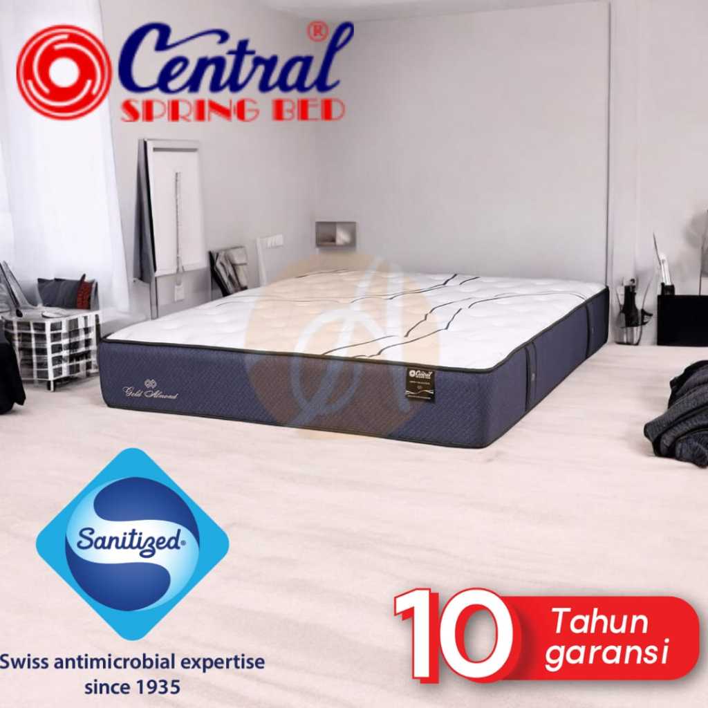 Matras Springbed Central - Gold Almond 90 100 120 140 160 180 200 Promo
