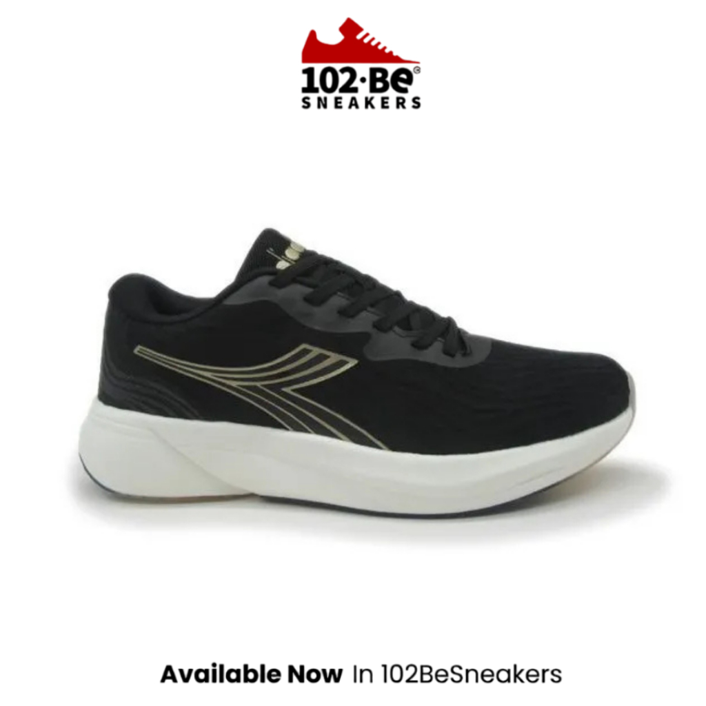 Sepatu Running Diadora Malorca Men's Running - Black Original