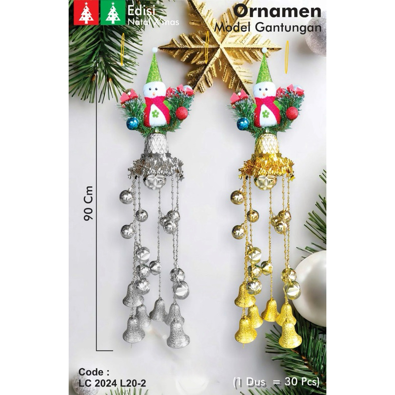 Hiasan Natal / Ornamen Natal / Aksesoris Natal/ Lonceng Natal