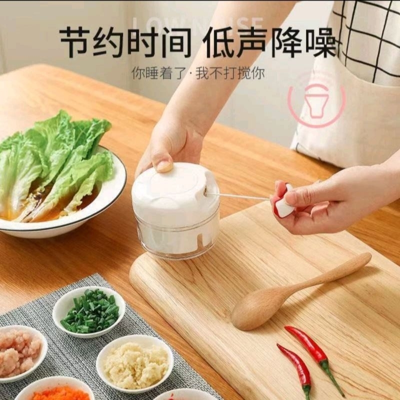 Blender Mini Tarik Manual 170 ML Penggiling Bumbu Serbaguna Food Cooper