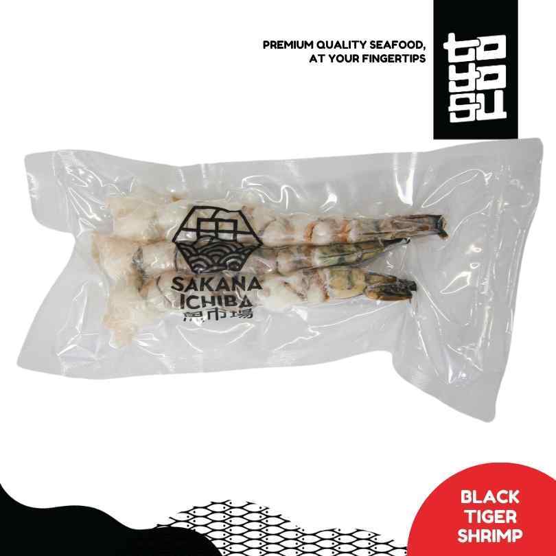 

BLACK TIGER PRAWN - UDANG BLACK TIGER - UDANG TIGER - FROZEN | TOYOSU