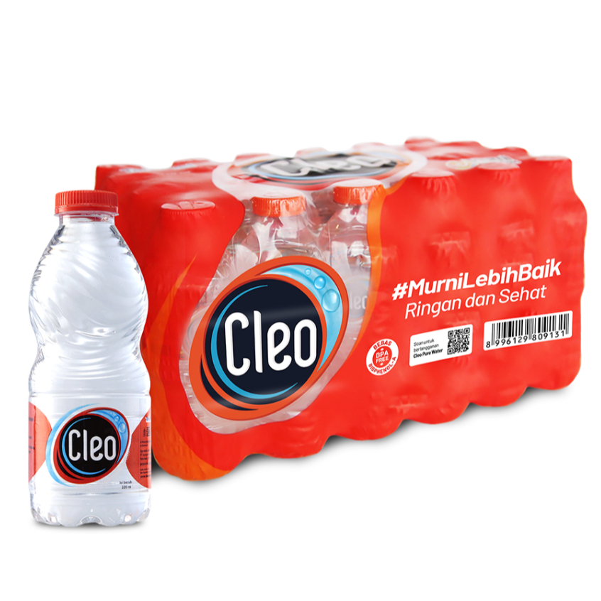 

Cleo 220 ml Air Minum Cleo Air Minum Kemasan