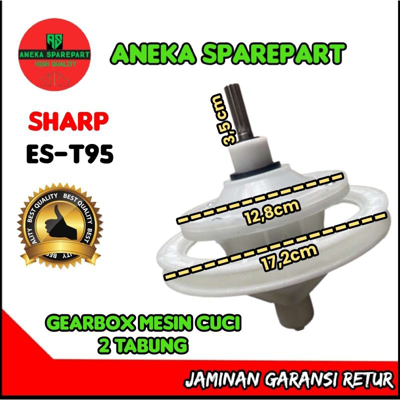 GEARBOX SHARP TYPE ES-T95 gear box MESIN CUCI