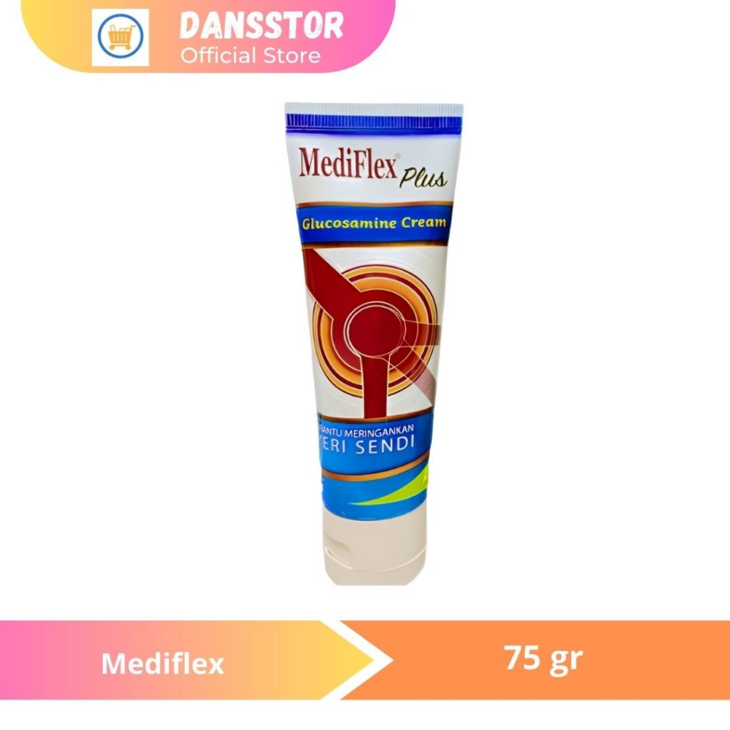 mediflex glucosamine cream 75 gr / sendi lutut cream lutut