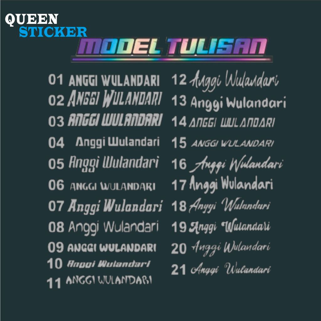 

STIKER CUTTING CUSTOM NAMA INSTAGRAM HOLOGRAM LIST HITAM - 3 PILIHAN LOGO
