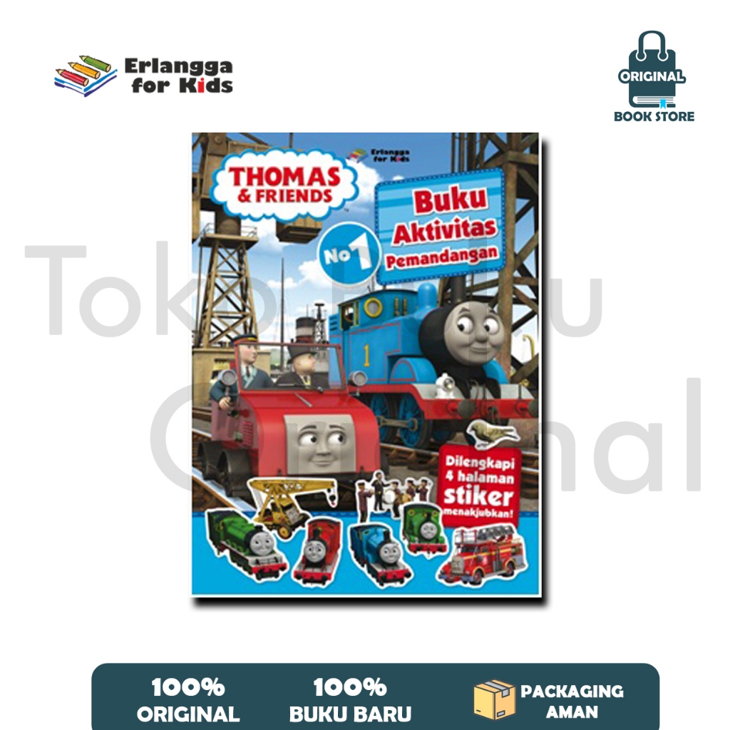 BUKU ANAK THOMAS & FRIENDS: AKTIVITAS PEMANDANGAN - ERLANGGA