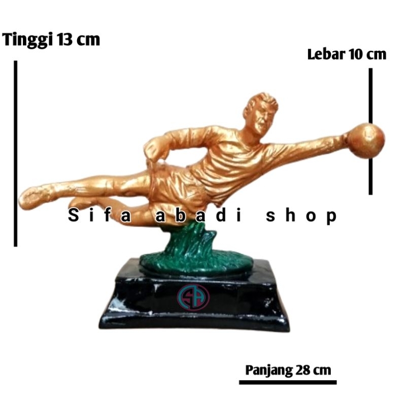 Trophy Piala Kiper Terbaik Aesthetic Unik Murah