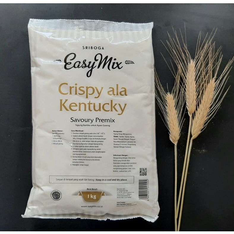 

Easy Mix Tepung Bumbu Crispy Ala Kentucky 1Kg