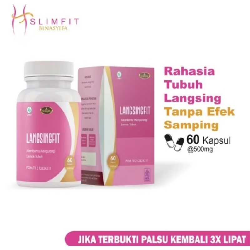 Obat Diet Herbal Ampuh - Pelangsing Badan - Peluntur Lemak Dan Pengecil Perut Buncit Langsingfit Bod