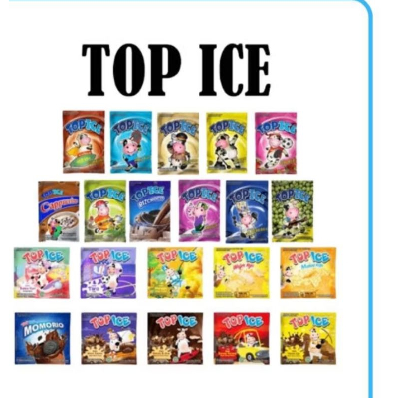 

Minuman Top ice coklat 7 gram isi 10pcs
