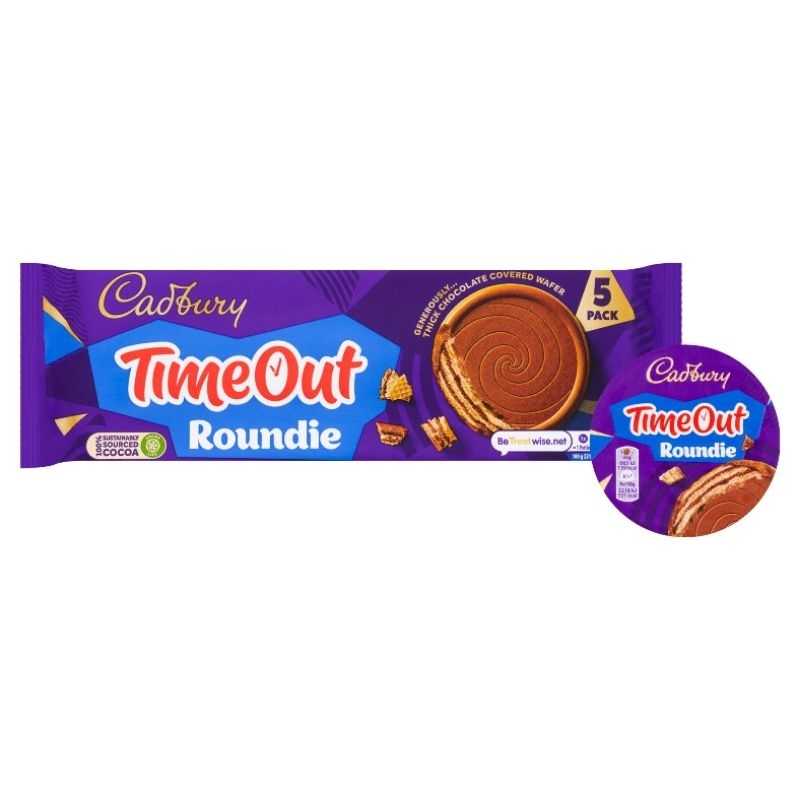 

Cokelat Snack Singapore [PRE ORDER EXP 2026] Cadbury Time Out 5 Roundie 150g, WAFER TIMEOUT | Cadbury Brunch Oats Chocolate Chip x5 160g| Cadbury Perk Bites, Cadbury Fingers| Jajan Impor | Jastip Cokelat Original Oleh-Oleh Jastip SG Trusted