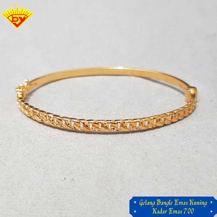 Gelang Kaku Emas Kadar Emas 700