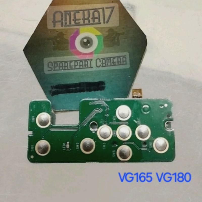 flex tombol key pcb papan  tombol keyped for Olympus VG165 VG180