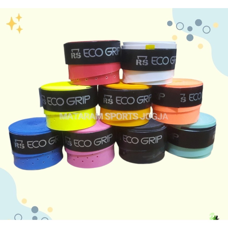 Grip Raket Badminton Bulutangkis RS Reinforce Speed ECO Bintik