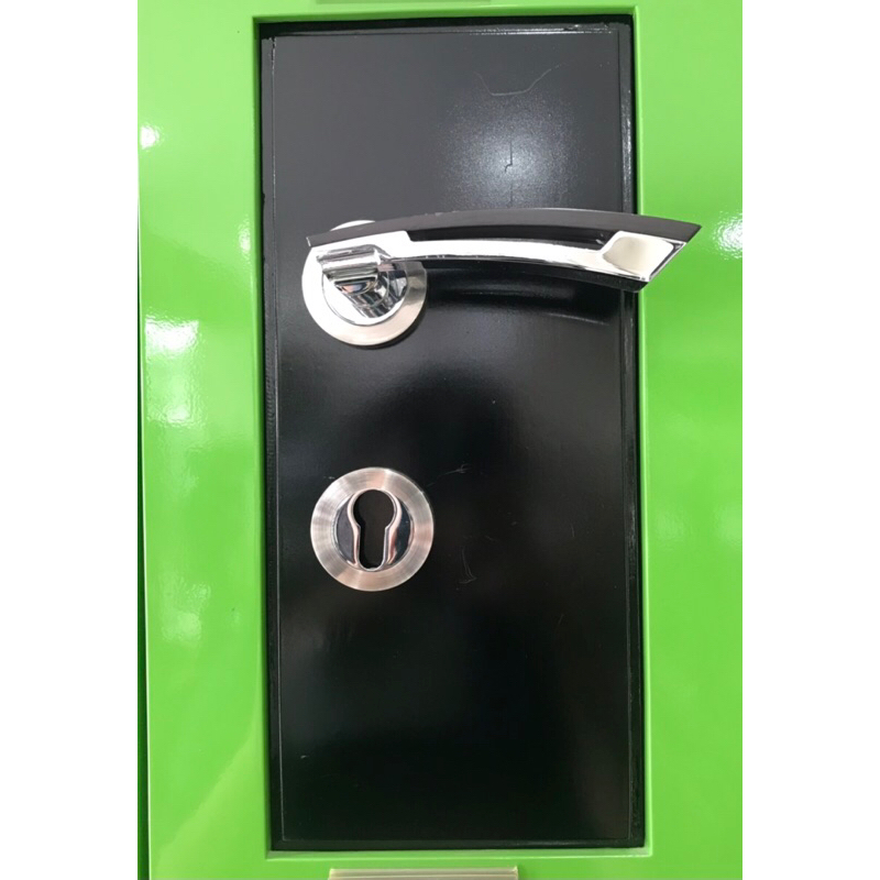 Handle Pintu Belleza HRE 858.59 SSS + WOOD (Hanya Handle)