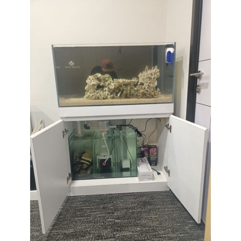 Vivaria Optic Clear 90*45*45 | Aquarium Laut | Aquarium Koki | Aquarium Ikan Tawar