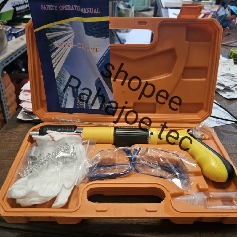 Ramset Gun T500 Alat Paku Tembak Beton Stampset 7,3mm