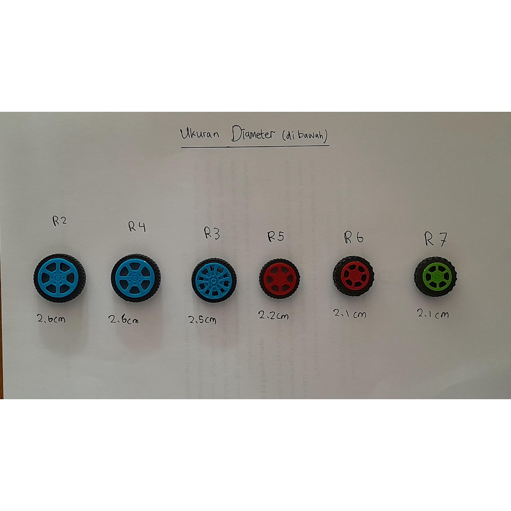 Roda Mobil Mainan Plastik