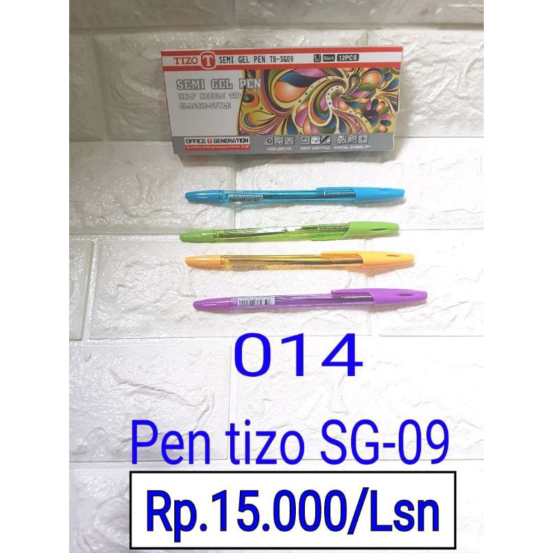 

SEMI PEN GEL TIZO TB-SG09 (HARGA PERLUSIN)
