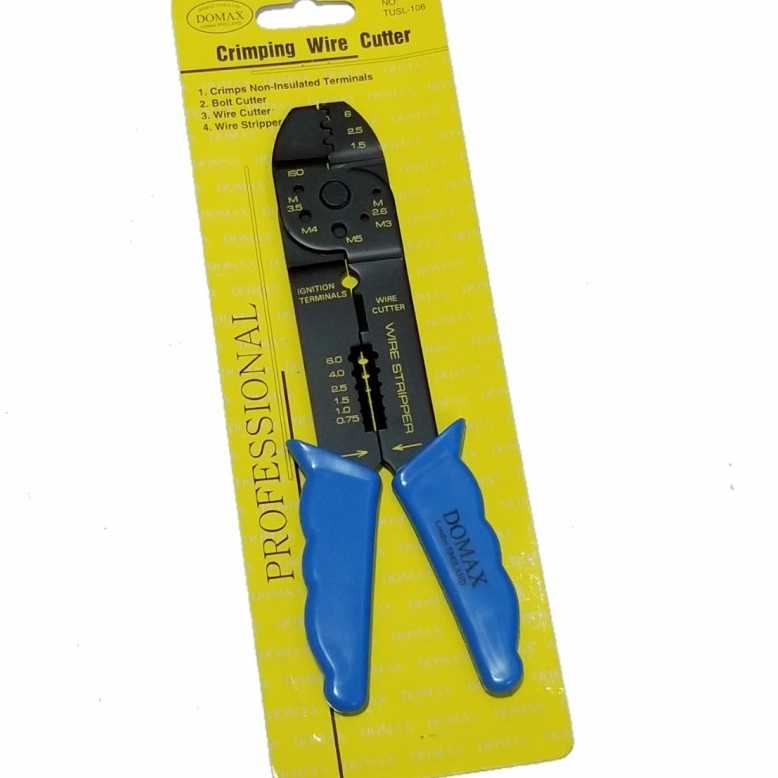 

crimping wire cutter domax - tang potong kabel - wire cutter domax