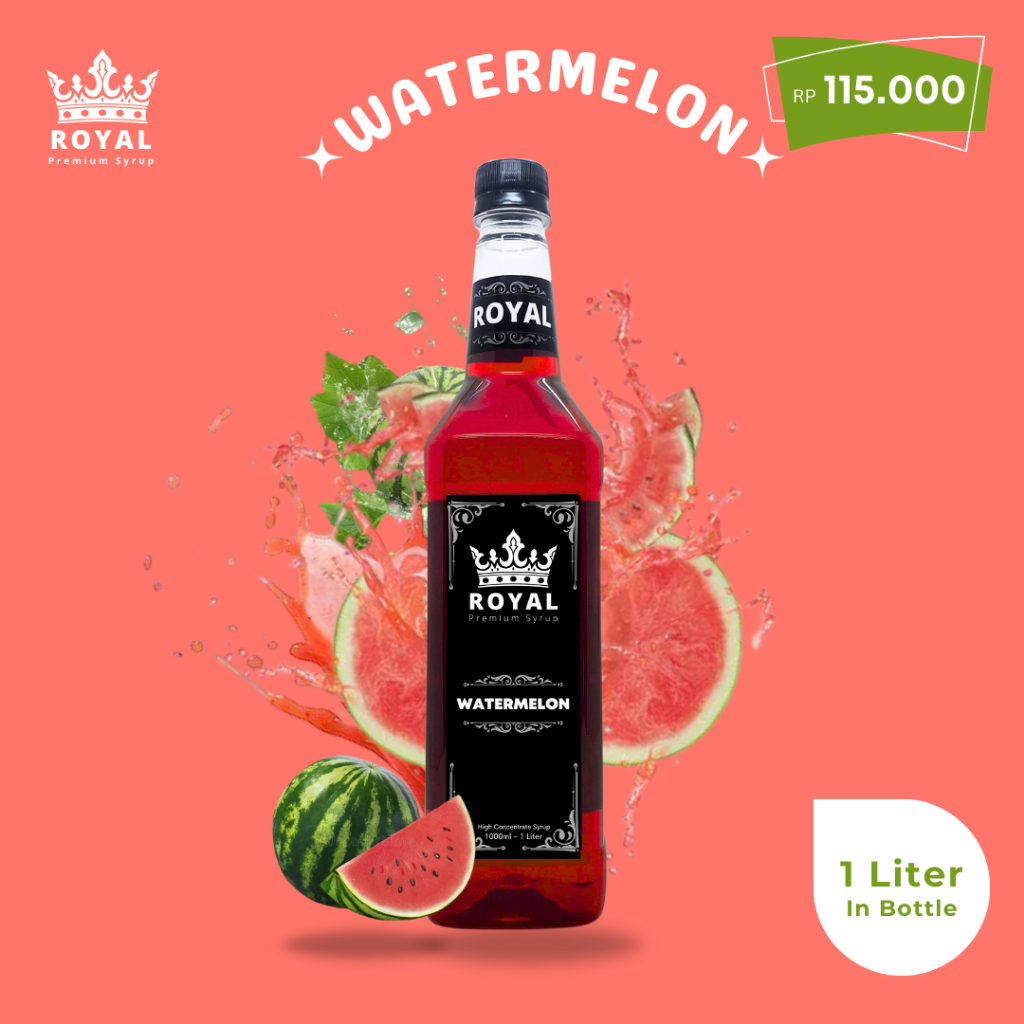 

Royal Watermelon Syrup - Sirup Semangka (Premium Quality)