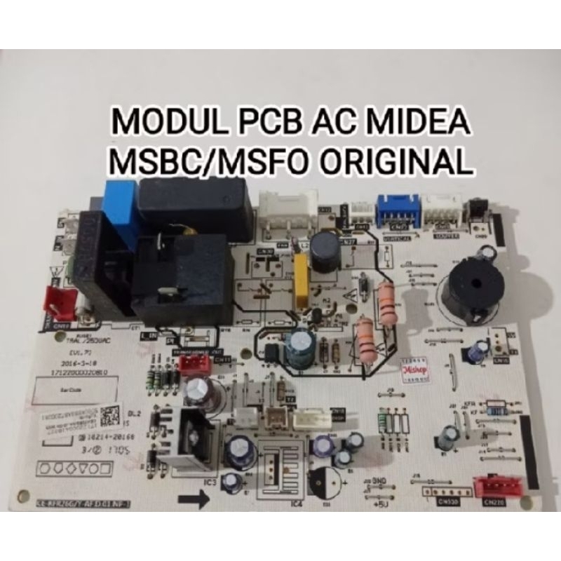 MODUL PCB AC MIDEA MSFO R32/MSBC R410 ORIGINAL
