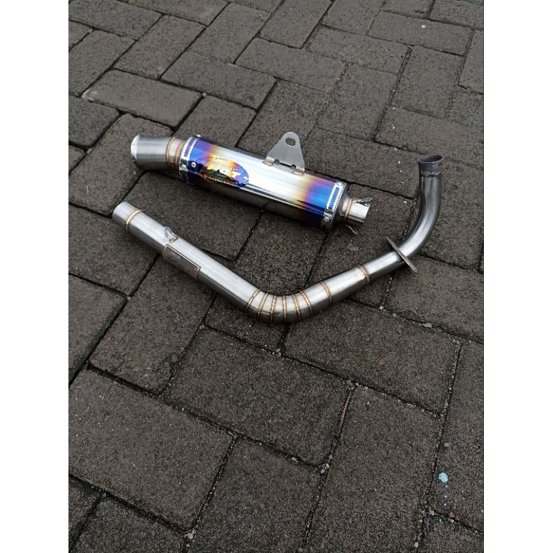 knalpot dst type salemba blue edition vario aerox nmax beat mio