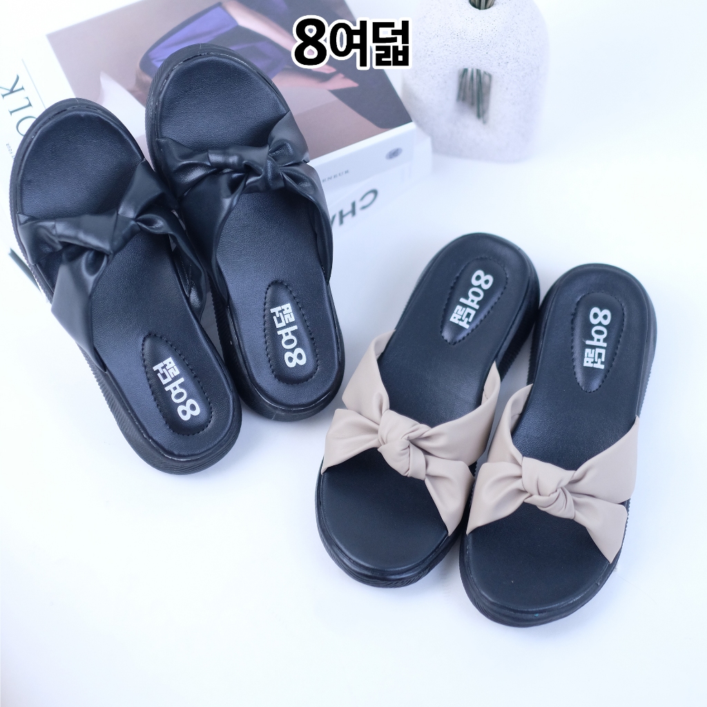 Eight 8여덟 Hera Wedges 2CM Sandal Wanita Korean Style Wedges Sandal Wanita
